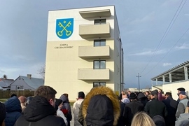 Oficjalne otwarcie pierwszego budynku komunalnego w Gminie Ciechanowiec