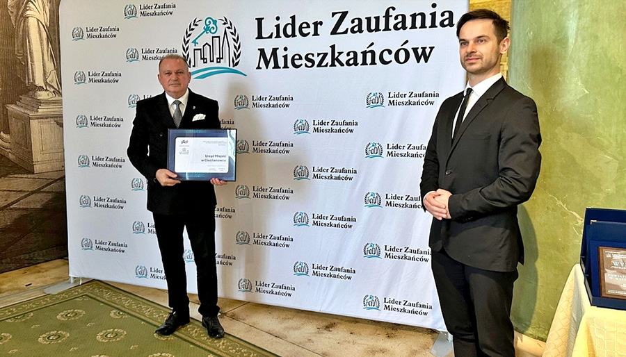 Urząd Miejski w Ciechanowcu laureatem konkursu „Lider Zaufania Mieszkańców”