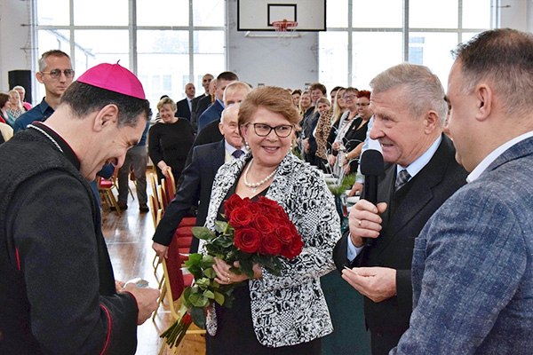 Świąteczne spotkanie władz parlamentarnych, samorządowych i sołtysów z biskupem drohiczyńskim