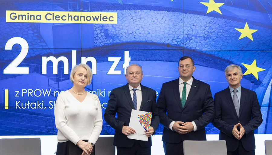 Dwa miliony złotych dotacji na budowę zbiorników retencyjnych w Gminie Ciechanowiec