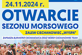 Zimna woda, gorąca atmosfera - start sezonu morsowego w Ciechanowcu już w niedzielę