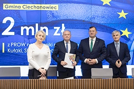 Dwa miliony złotych dotacji na budowę zbiorników retencyjnych w Gminie Ciechanowiec