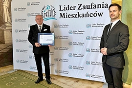 Urząd Miejski w Ciechanowcu laureatem konkursu „Lider Zaufania Mieszkańców”