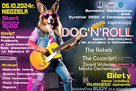 Koncert charytatywny Dog'n'Roll na rzecz przytuliska zwierząt w Ciechanowcu