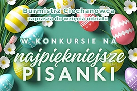 Zapraszamy do udziału w konkursie plastycznym „Najpiękniejsze pisanki wielkanocne”